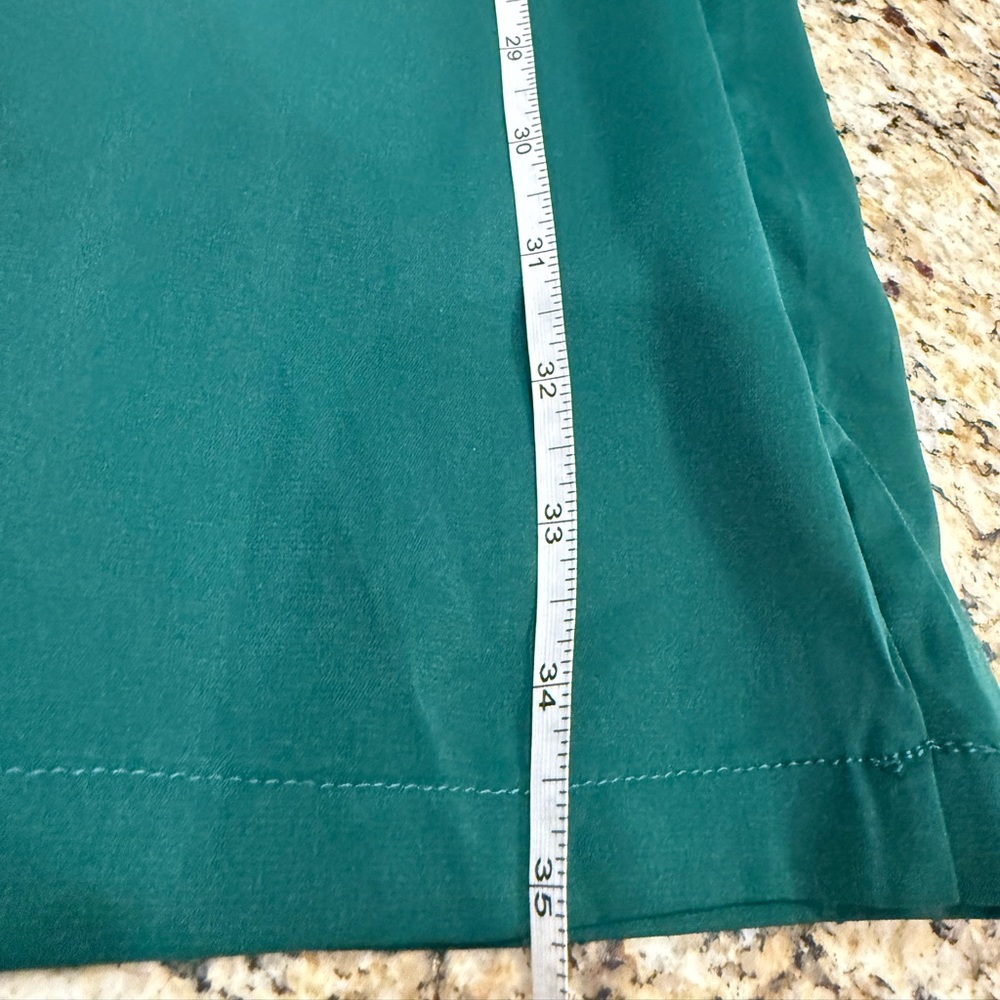 BELONGSCI deep green midi dress SZ XL - Picture 12 of 15